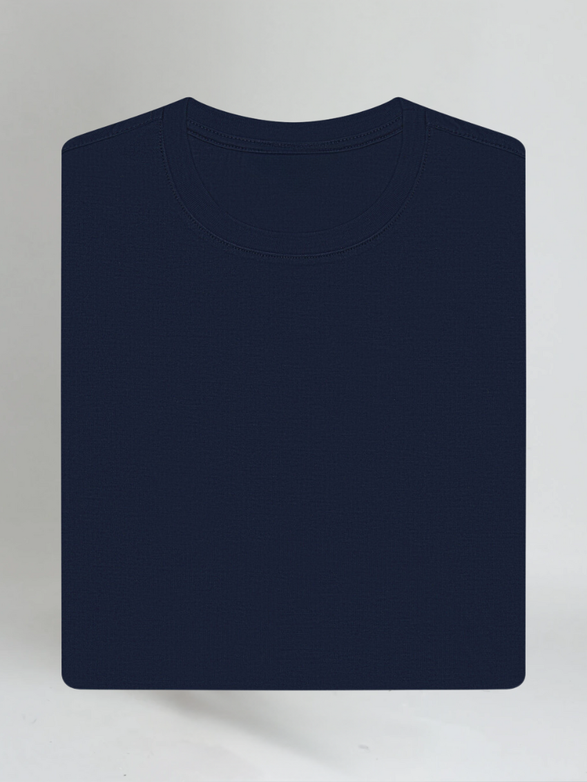 Signature Supima T-shirt – Marineblauw