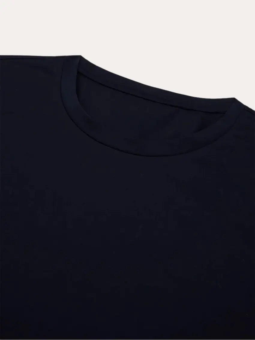 Signature Supima T-shirt – Marineblauw