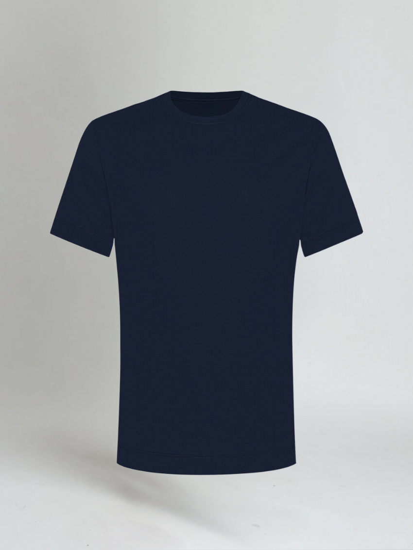 Signature Supima T-shirt – Marineblauw