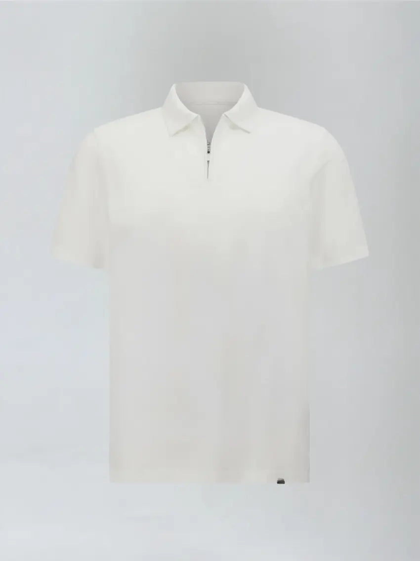 Polo met Rits - Wit