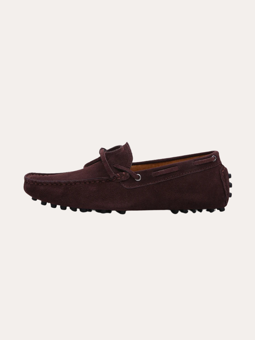 Suède Mocassins - Donkerbruin