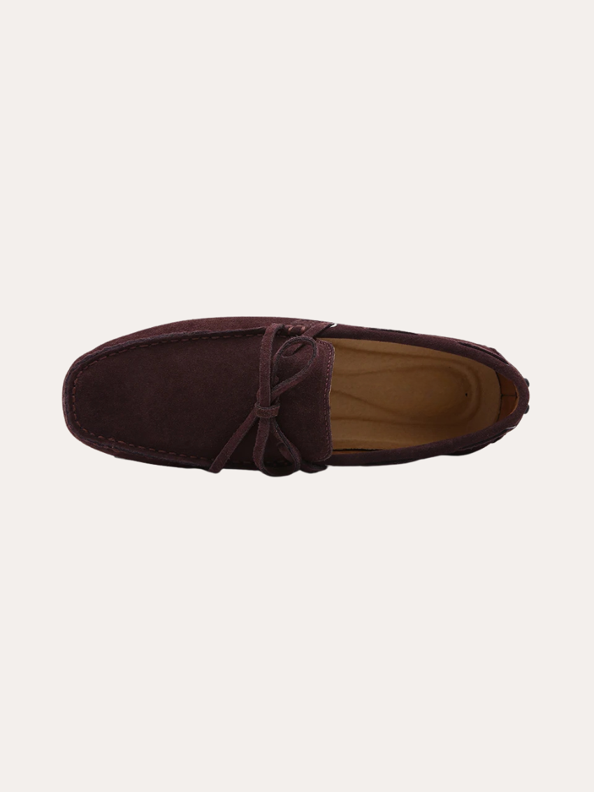 Suède Mocassins - Donkerbruin