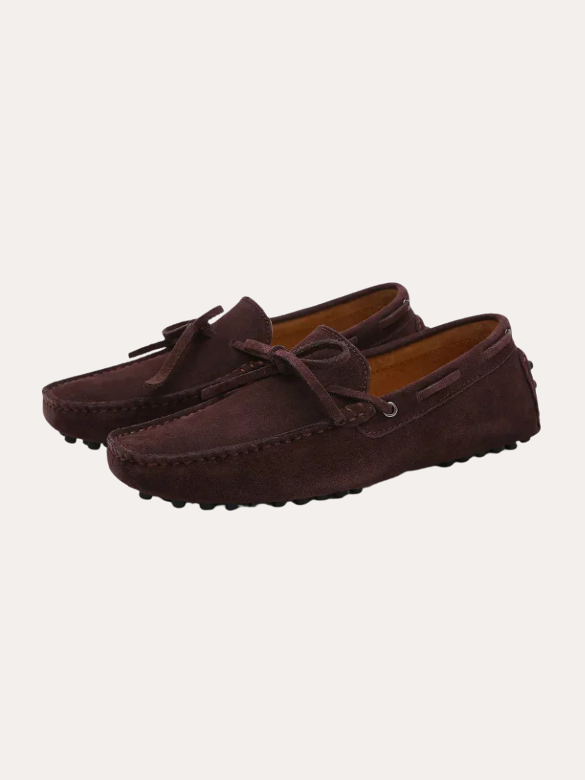 Suède Mocassins - Donkerbruin