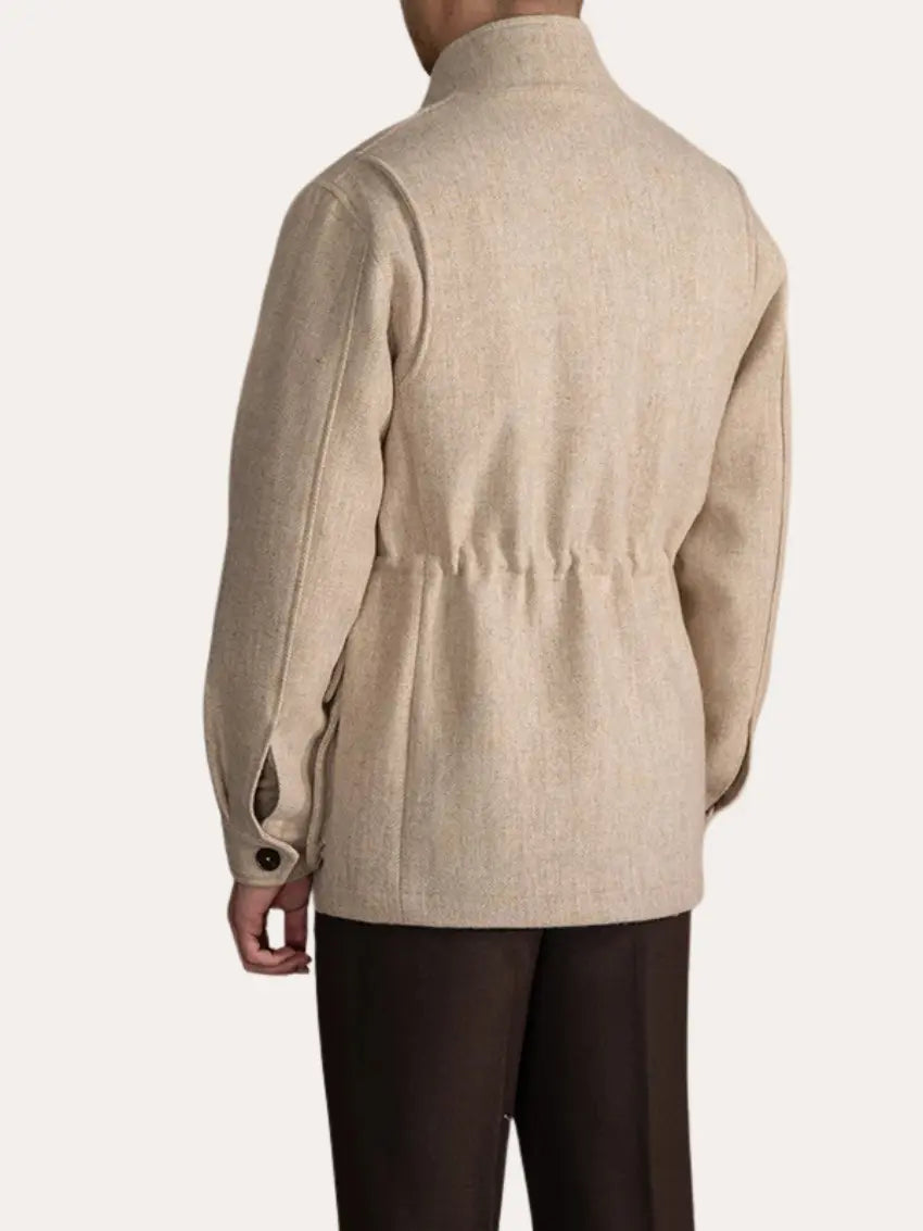 Wollen Jas Beige