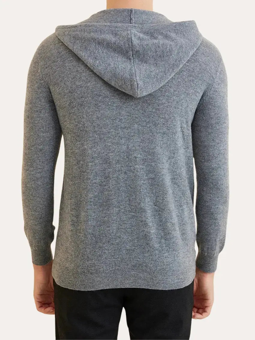 Essential Cashmere Hoodie - Donkergrijs