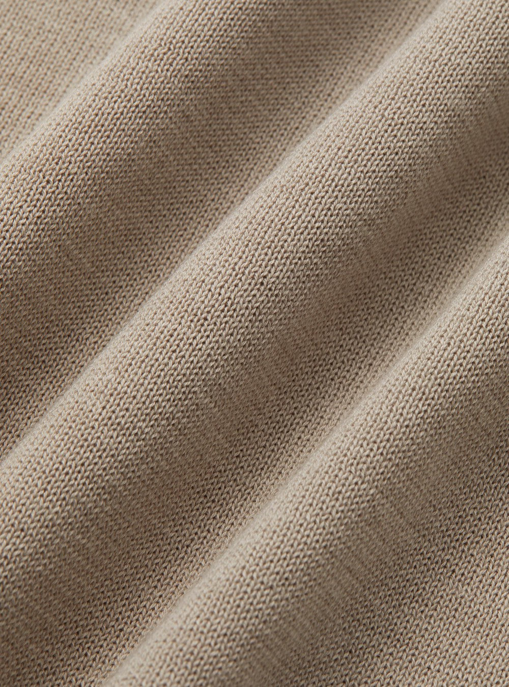 Polo Zonder Knopen - Taupe