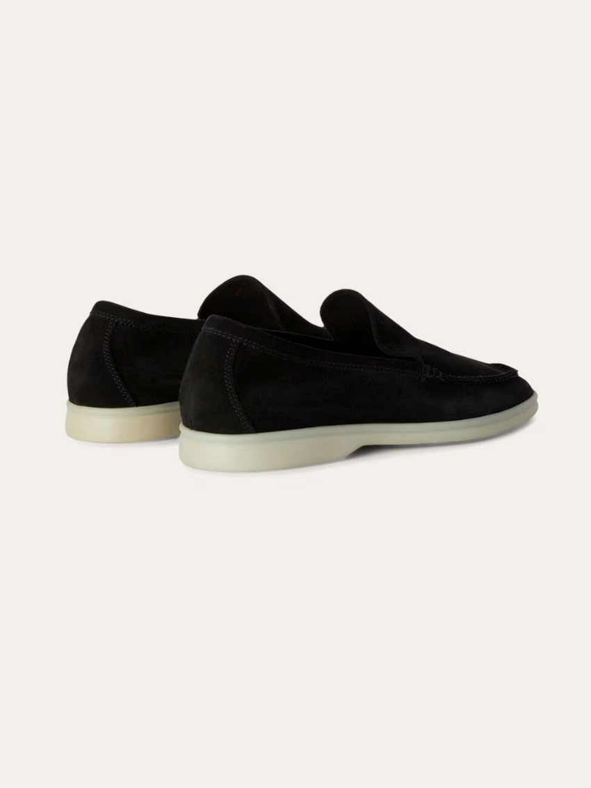 Refined Suede Loafers – Zwart