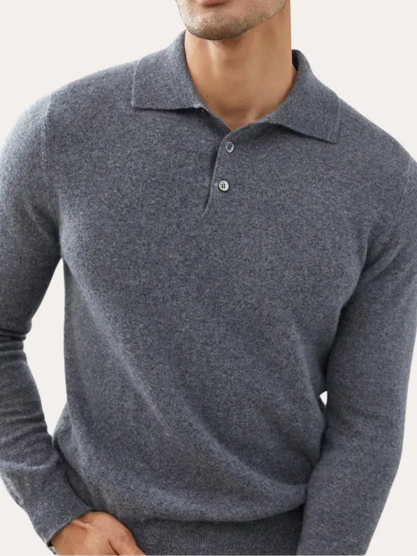Polo Cashmere Classique - Grijs