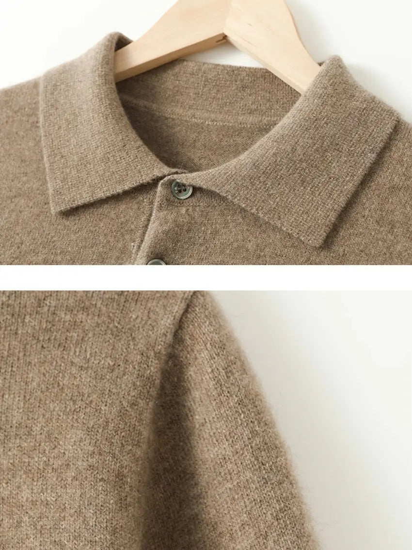 Polo Cashmere Classique - Lichtbruin