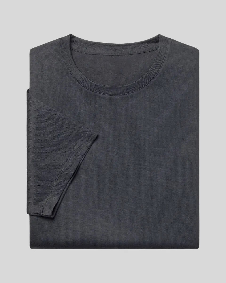 Signature Supima T-shirt – Profond Grijs