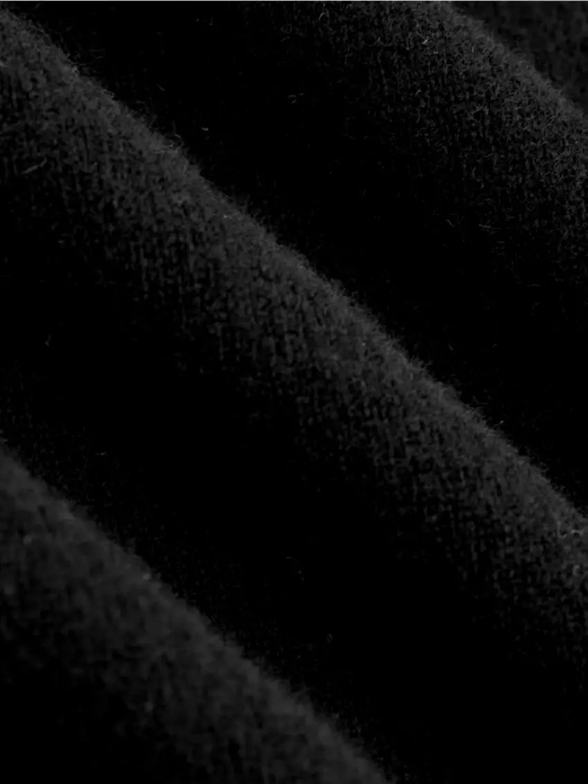 Cashwool T-shirt Zwart