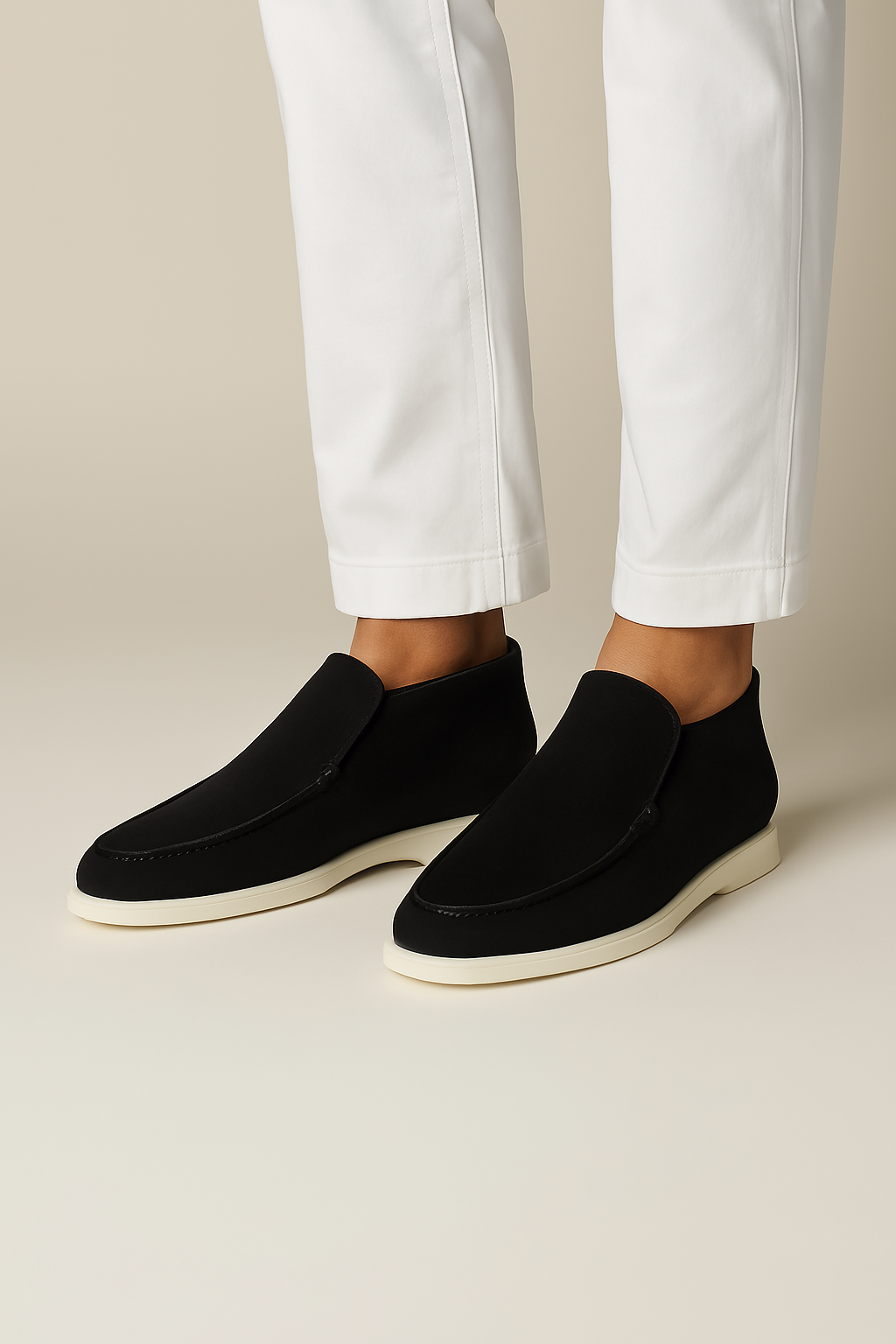 Signature Loafers – Zwart