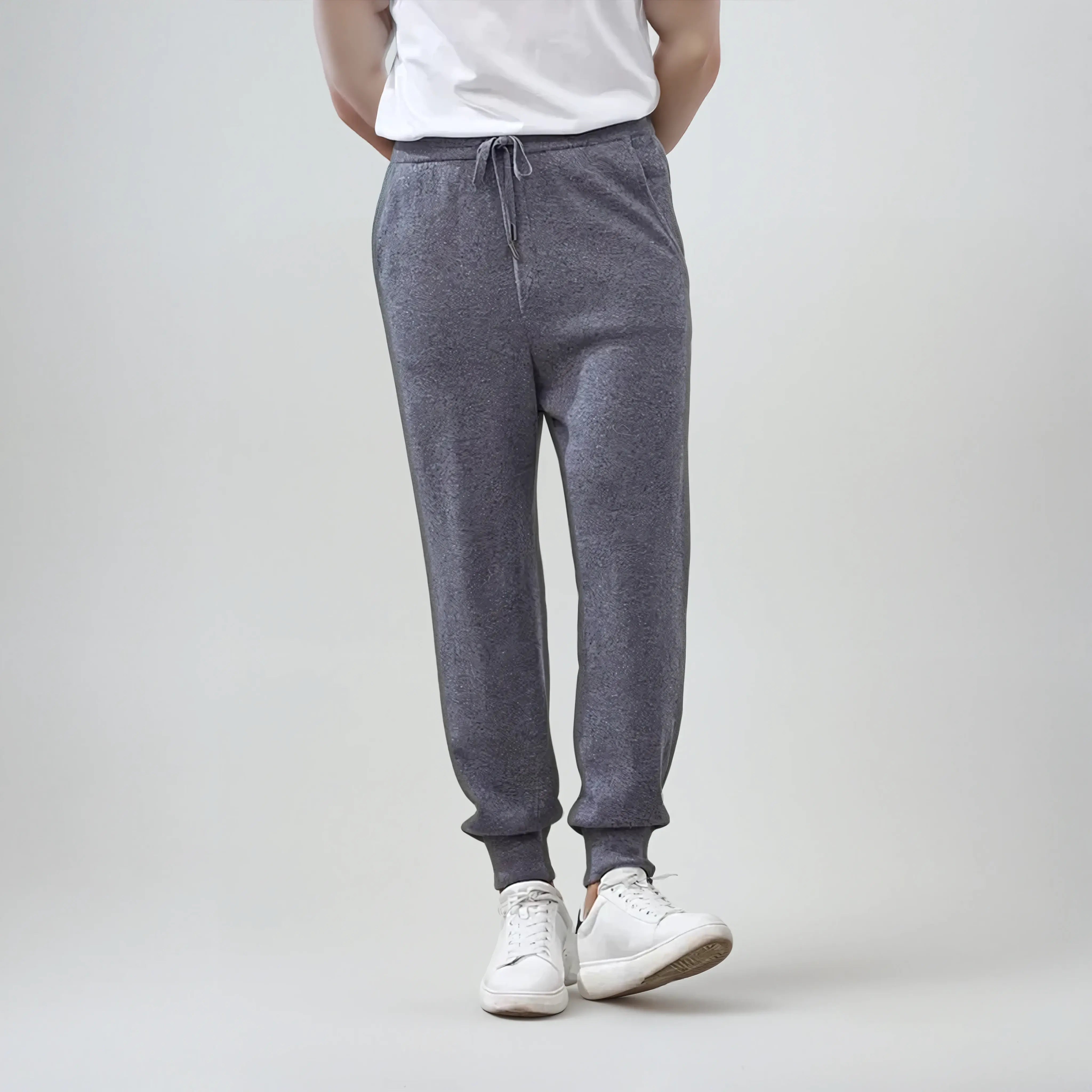 Refined Cashmere Trousers – Donkergrijs