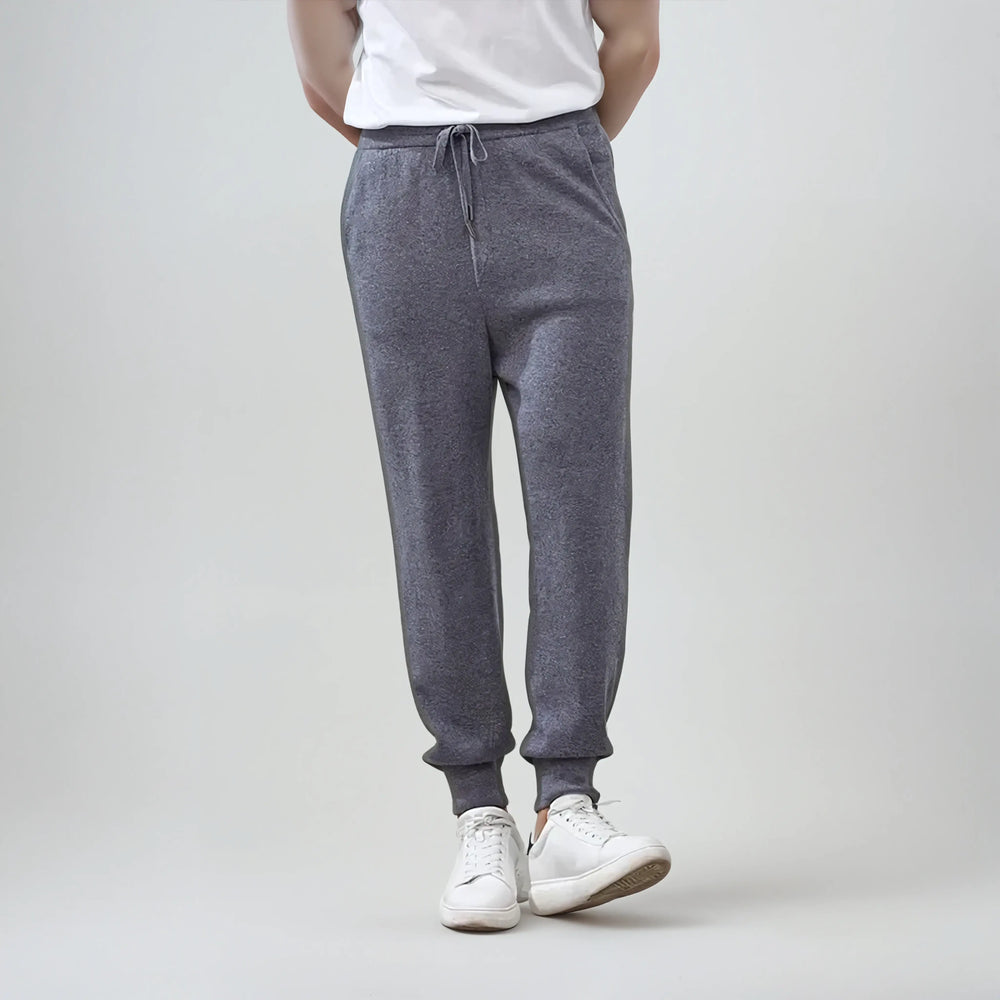 Refined Cashmere Trousers – Donkergrijs