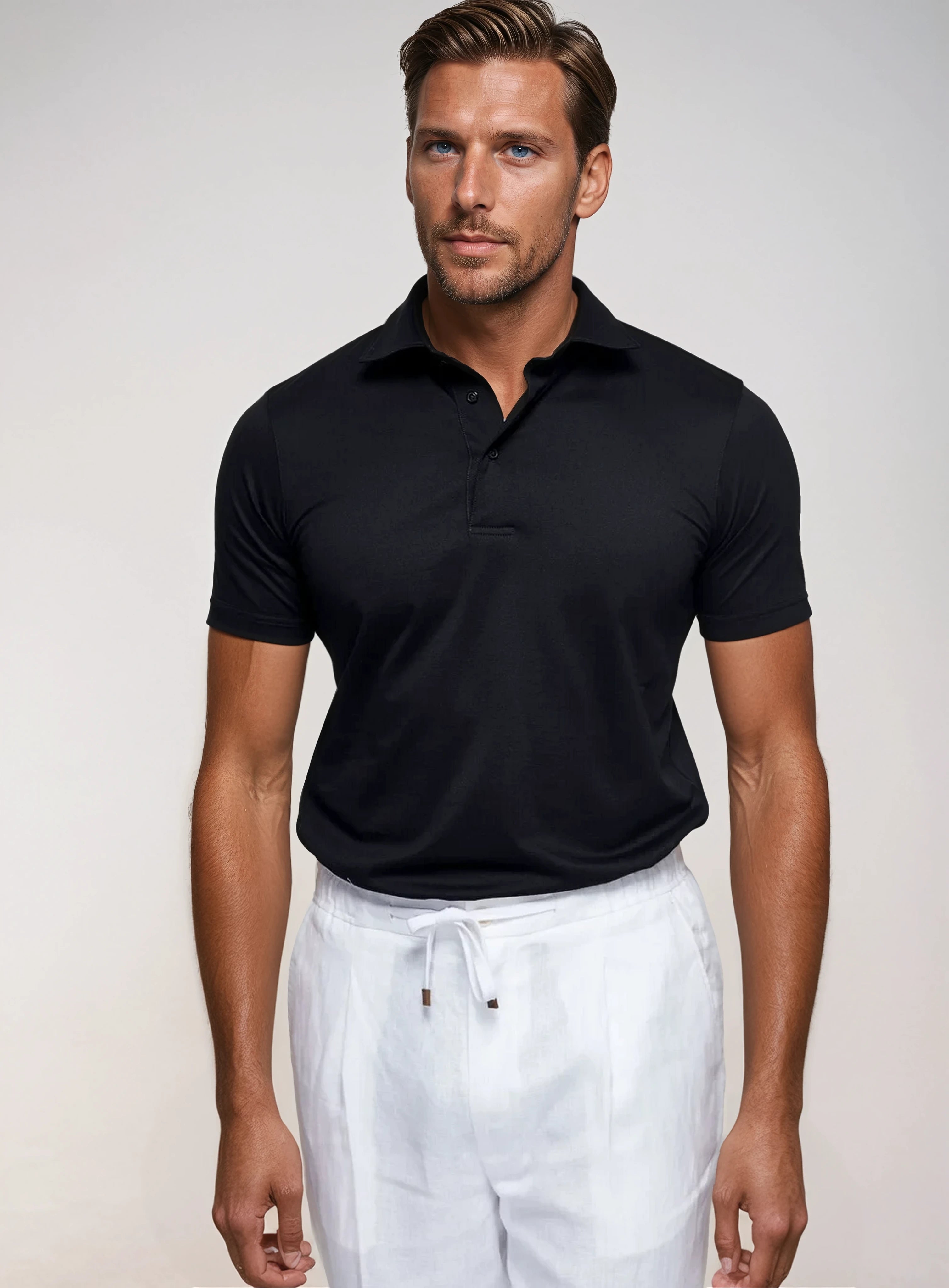 High-Performance Polo Shirt - Zwart
