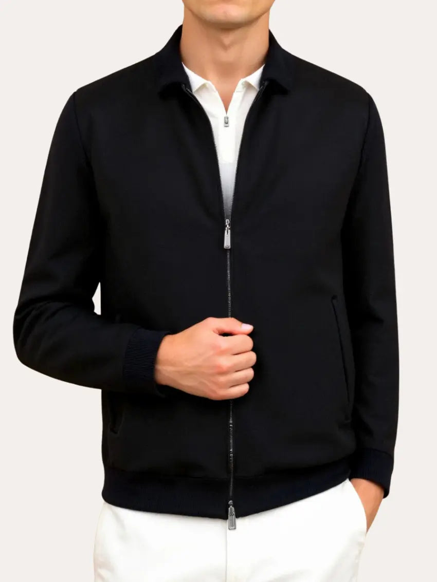 Jacket met polokraag