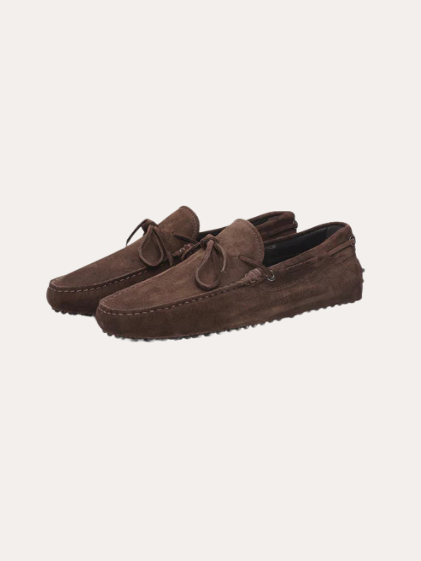 Suède Mocassins - Donkerbruin