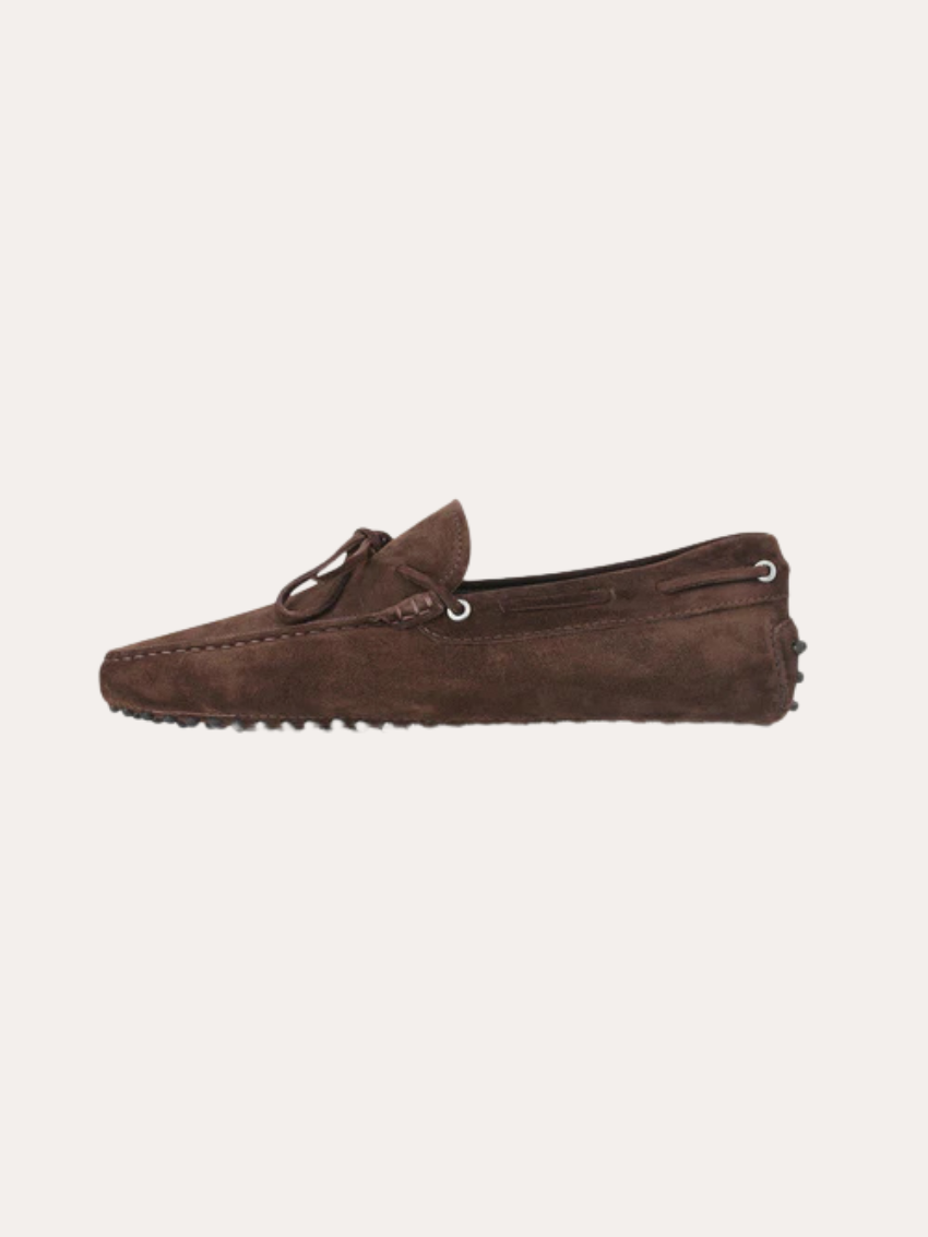 Suède Mocassins - Donkerbruin