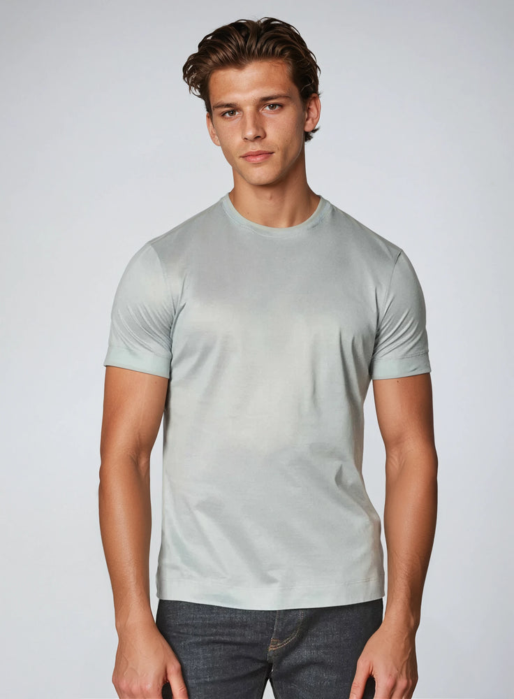 Signature Supima T-shirt – Lichtgrijs