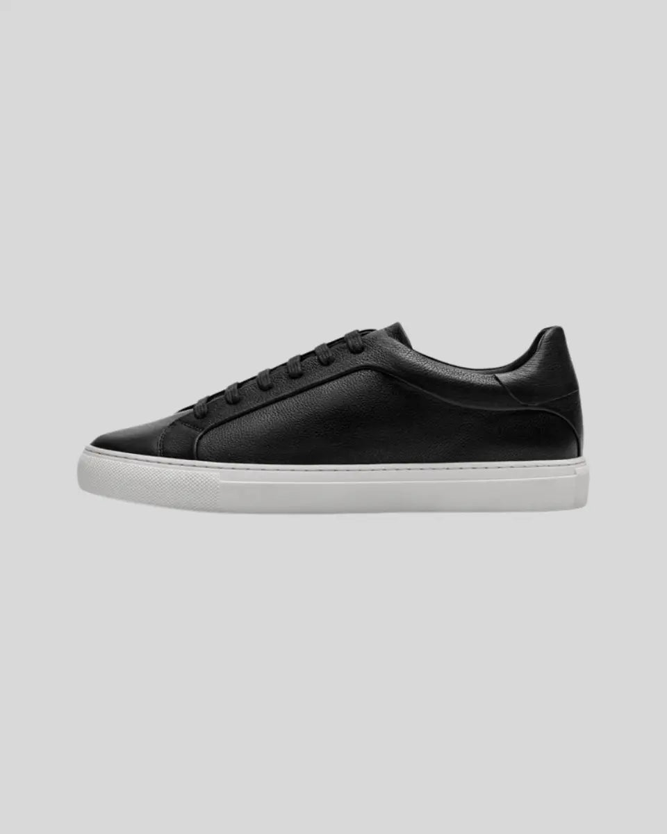 Leren Oxford Sneakers - Zwart