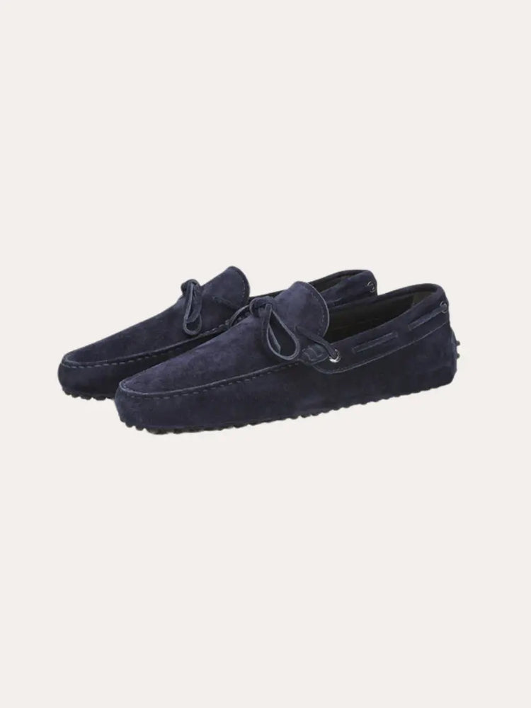 Marineblauwe Suède Mocassins, comfortable and stylish shoes for everyday wear