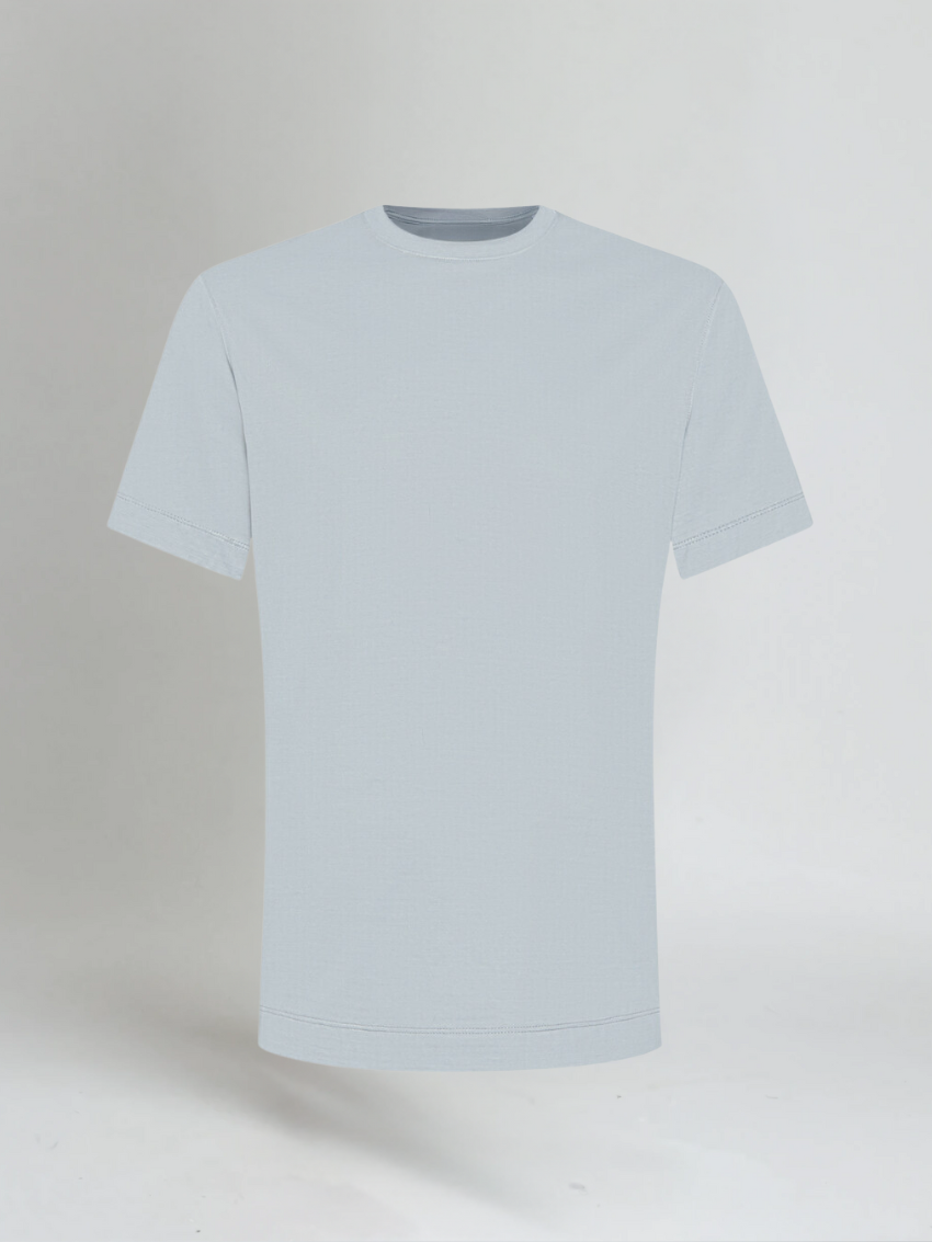 Signature Supima T-shirt – Lichtgrijs