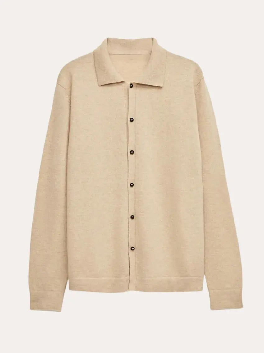Cashwool Overhemd Beige