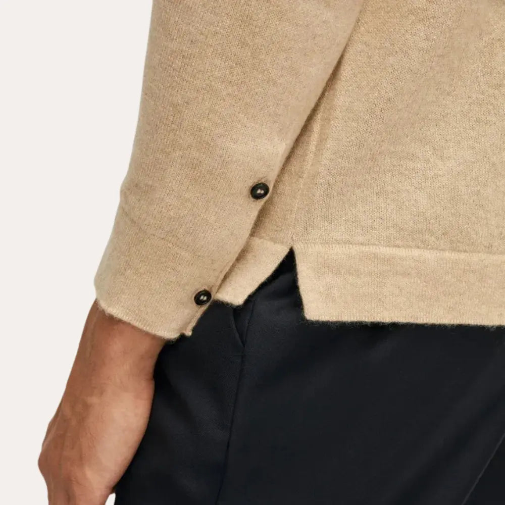 Cashwool Overhemd Beige