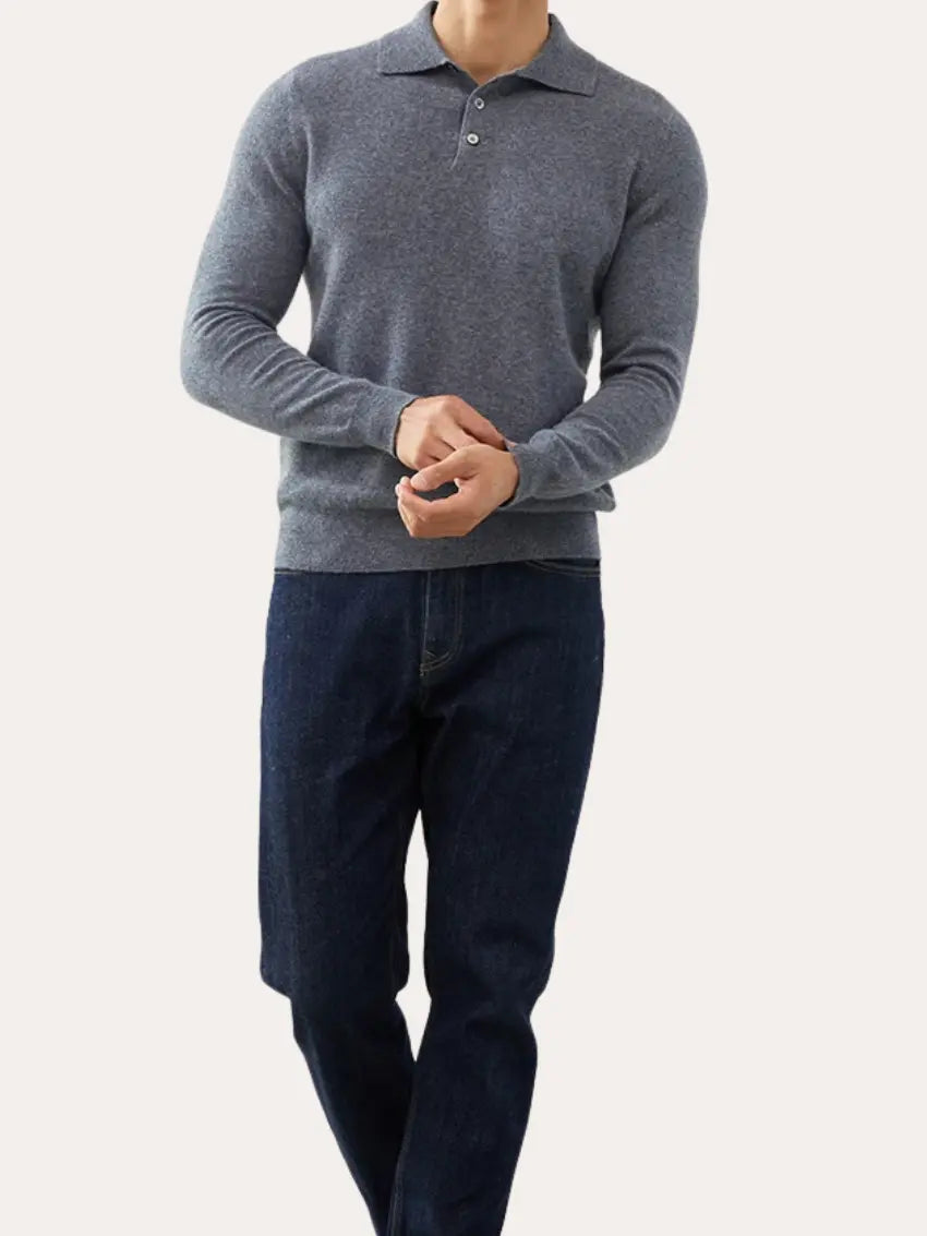 Polo Cashmere Classique - Grijs