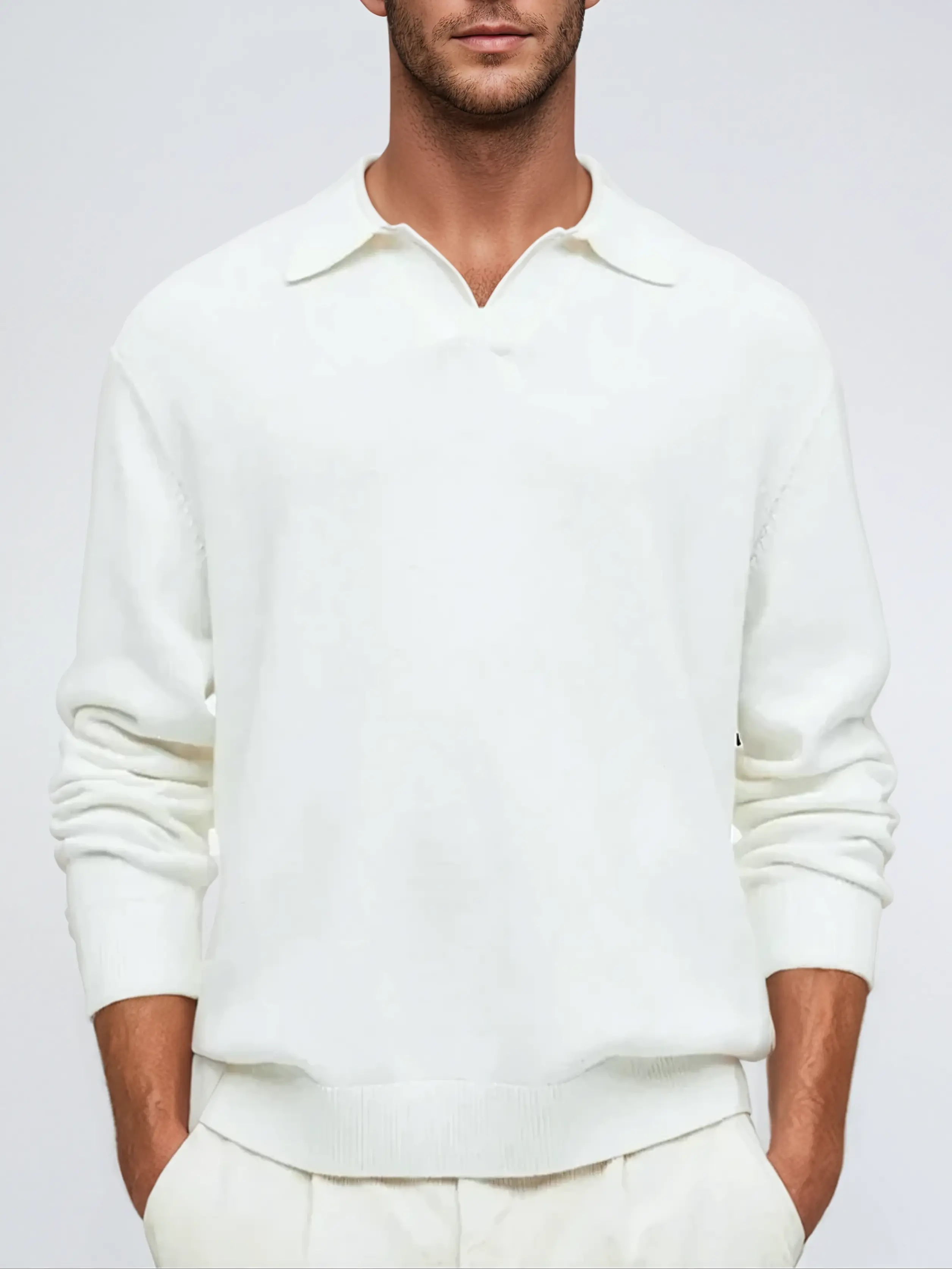 Wollen Polo Met Lange Mouwen