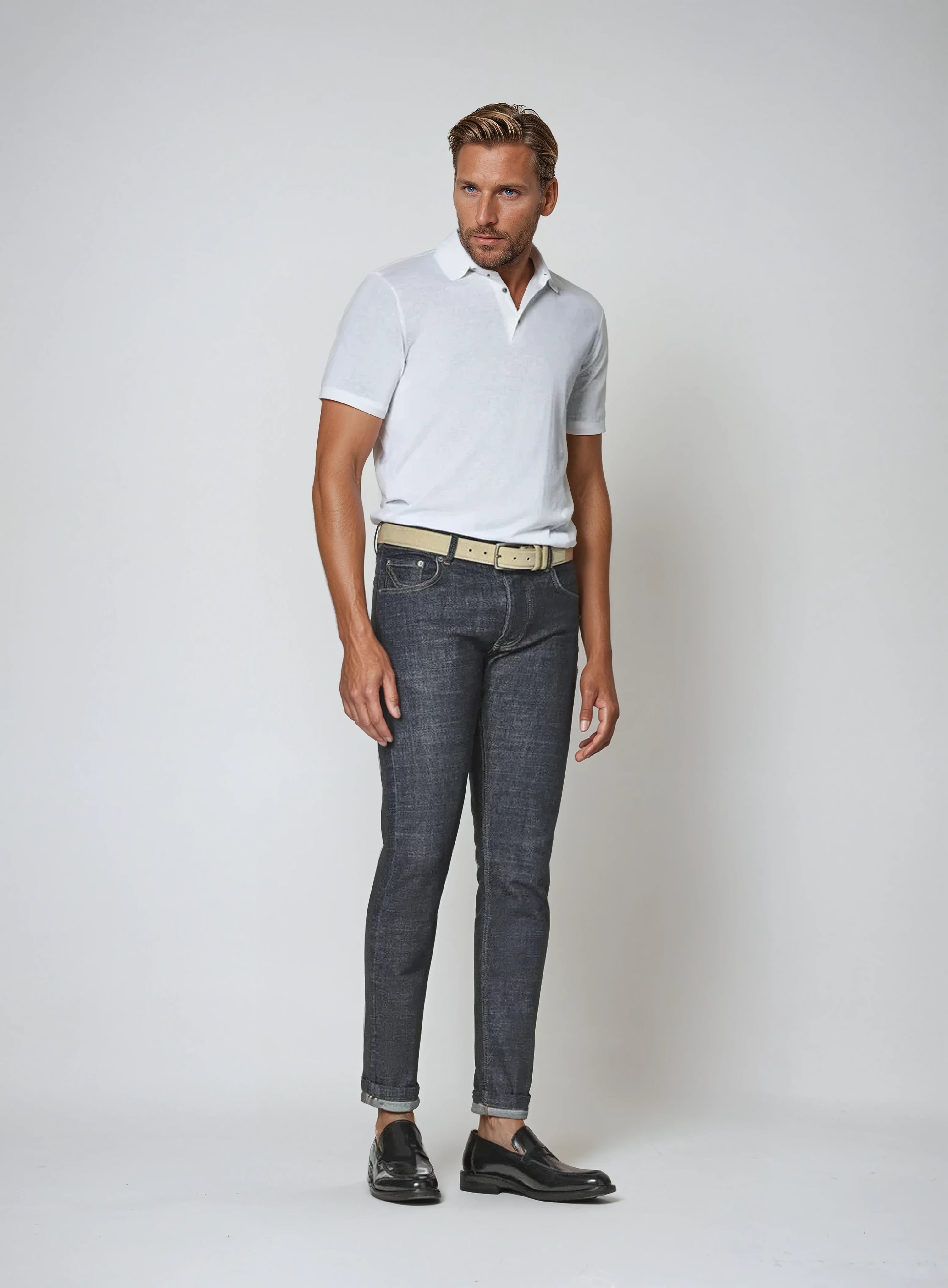Premium Polo Shirt - Wit
