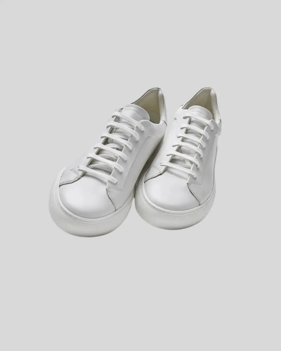 Leren Oxford Sneakers - Wit
