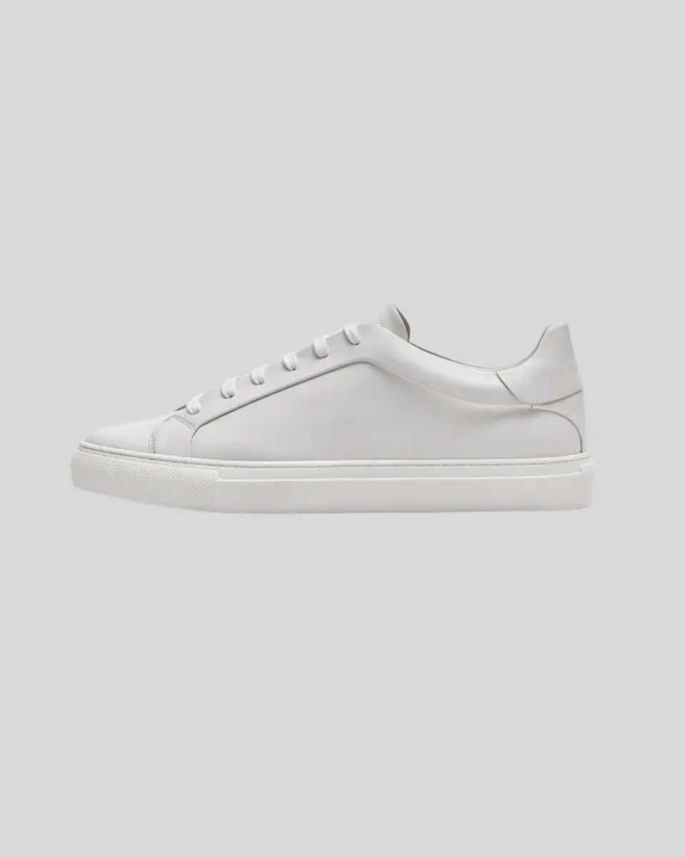 Leren Oxford Sneakers - Wit