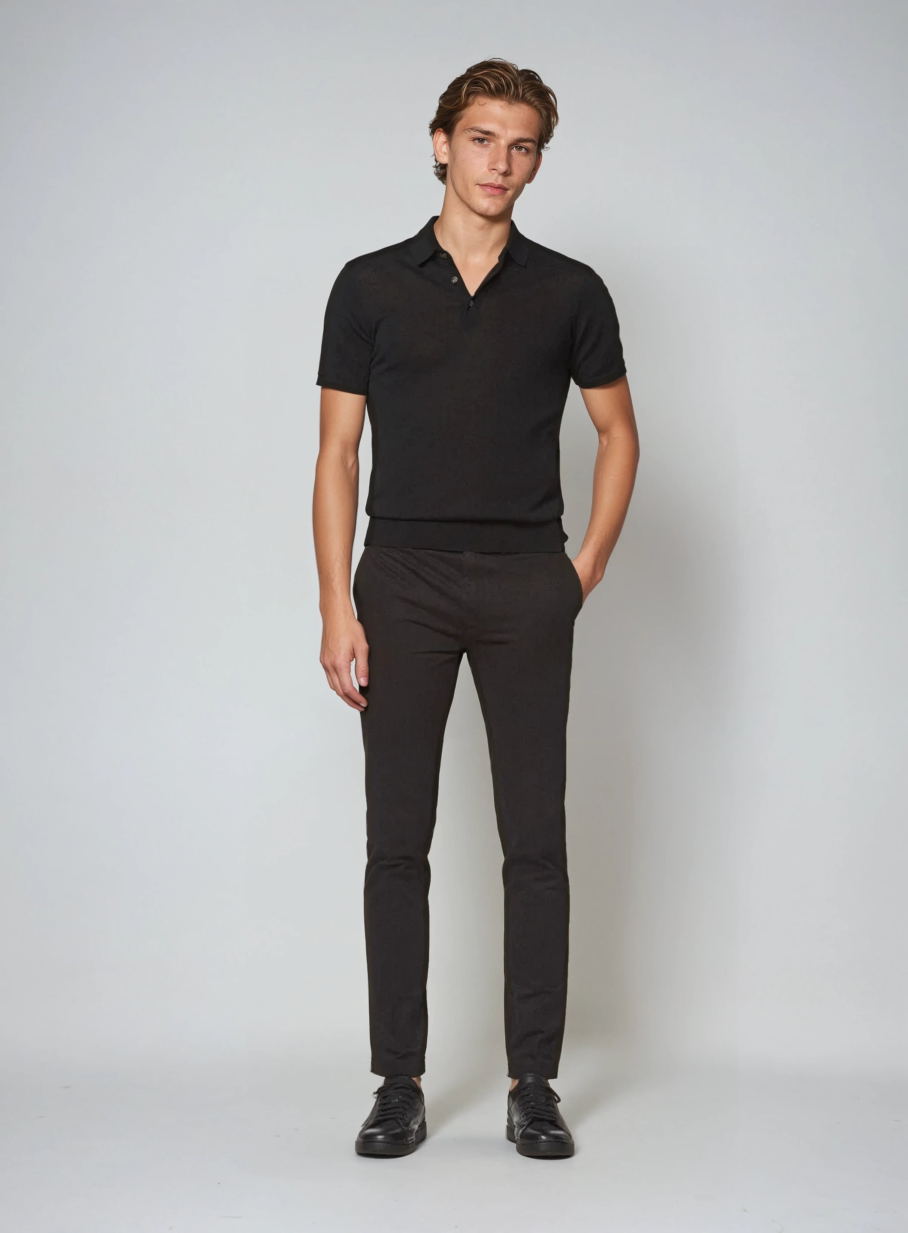 Premium Polo Shirt - Zwart