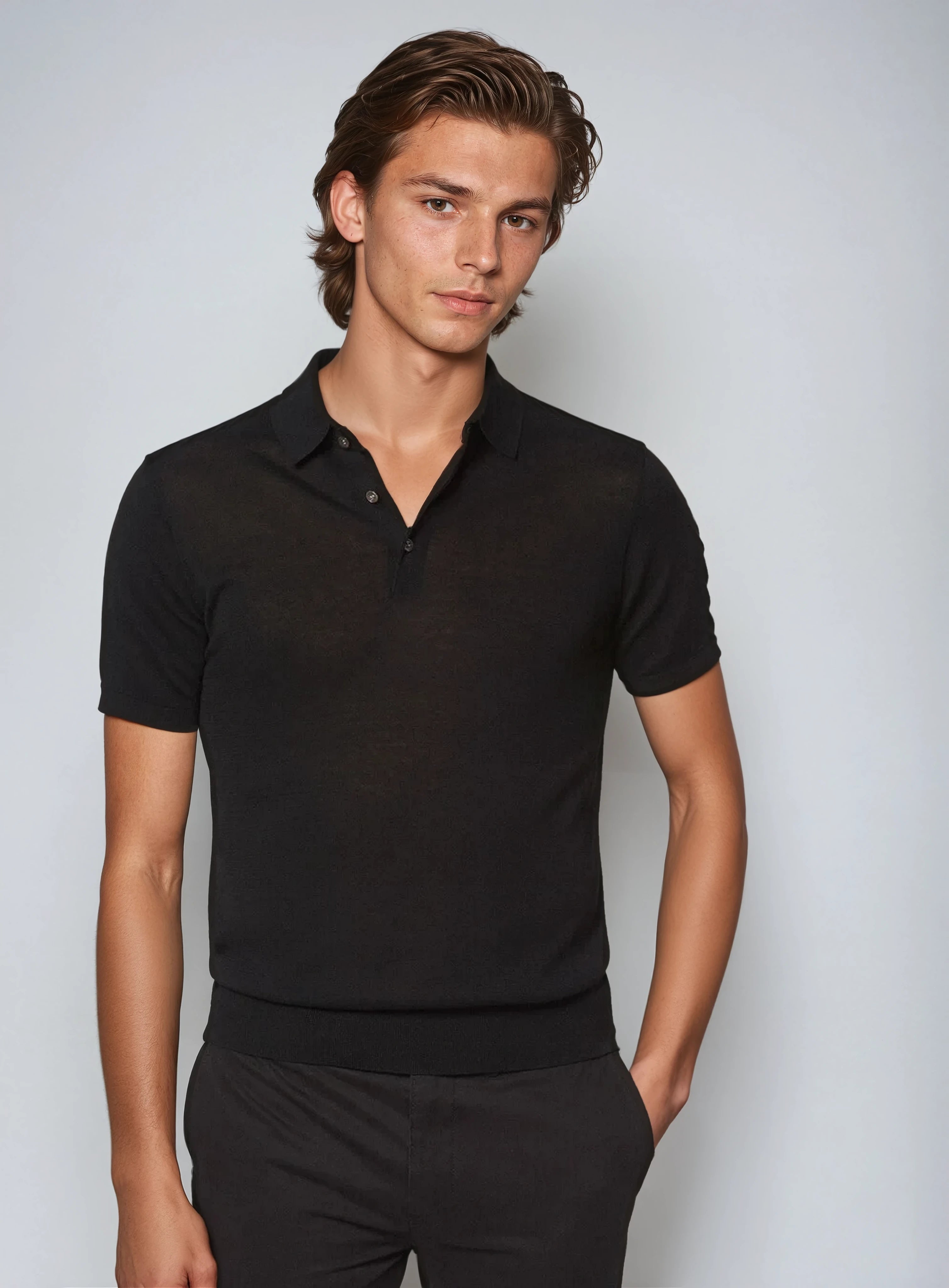 Premium Polo Shirt - Zwart