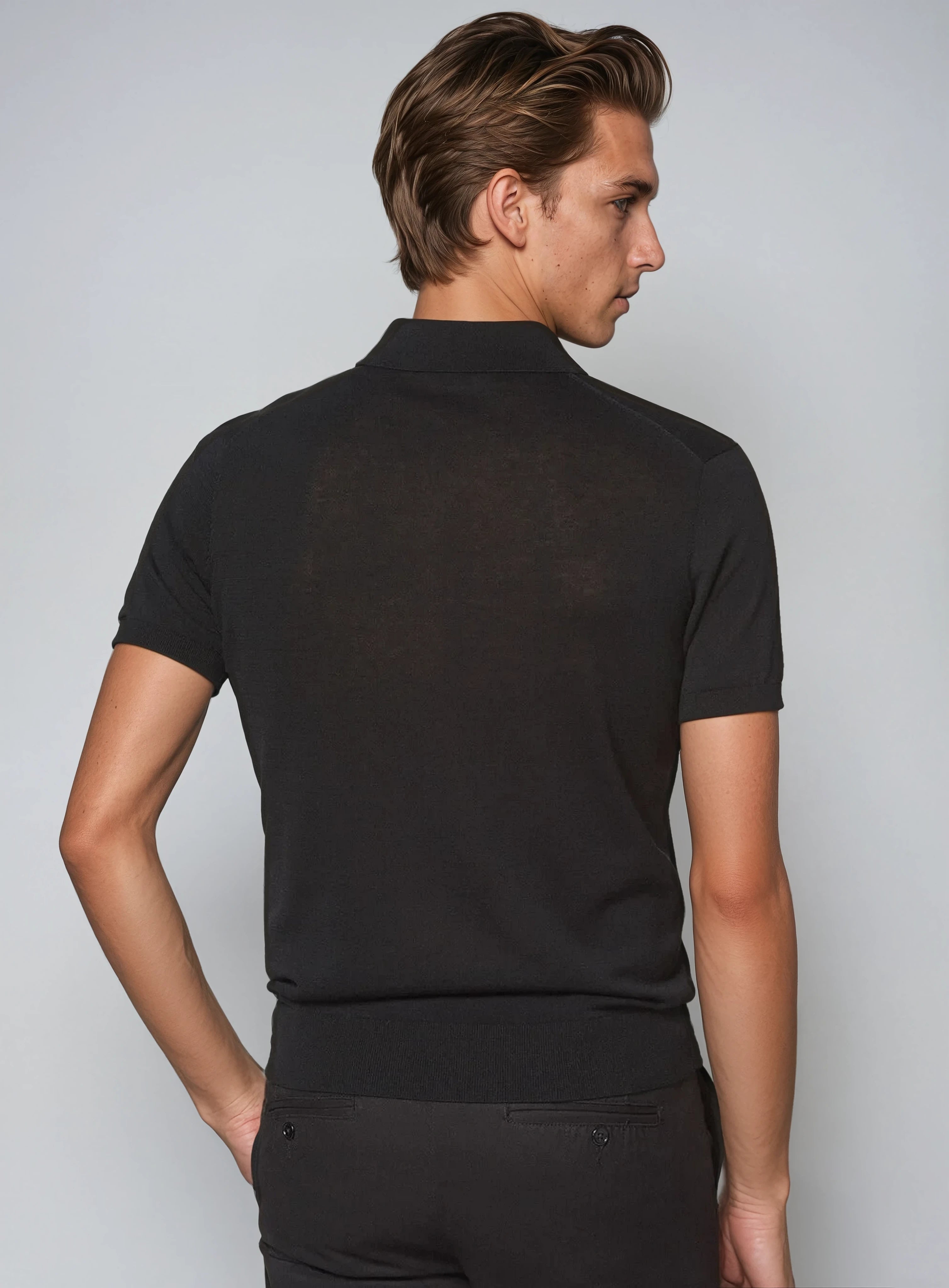 Premium Polo Shirt - Zwart