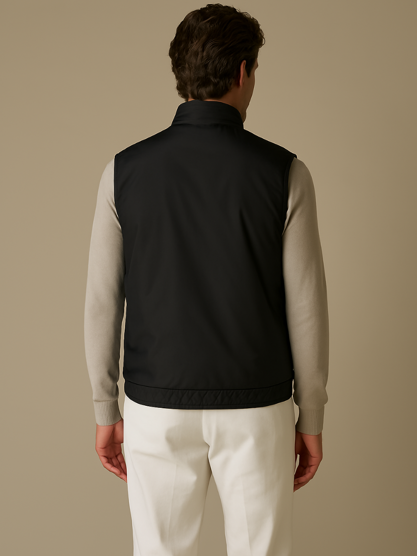 Reversible City Body Warmer - Zwart