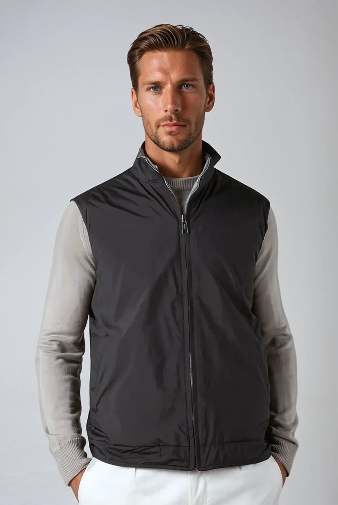 Reversible City Body Warmer - Zwart