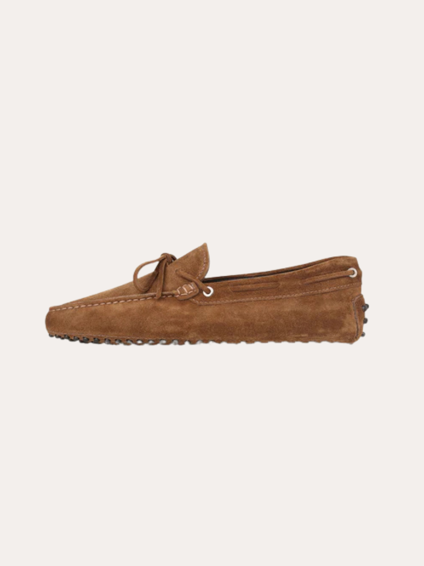 Suède Mocassins - Bruin