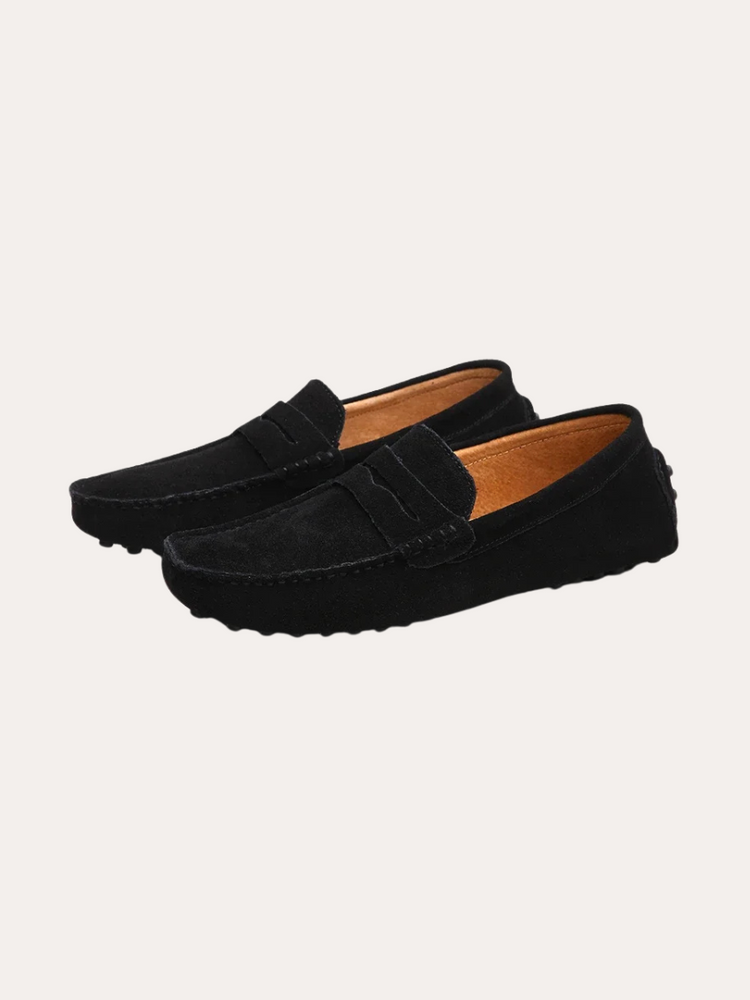 Classique Suède Driving Loafers - Zwart