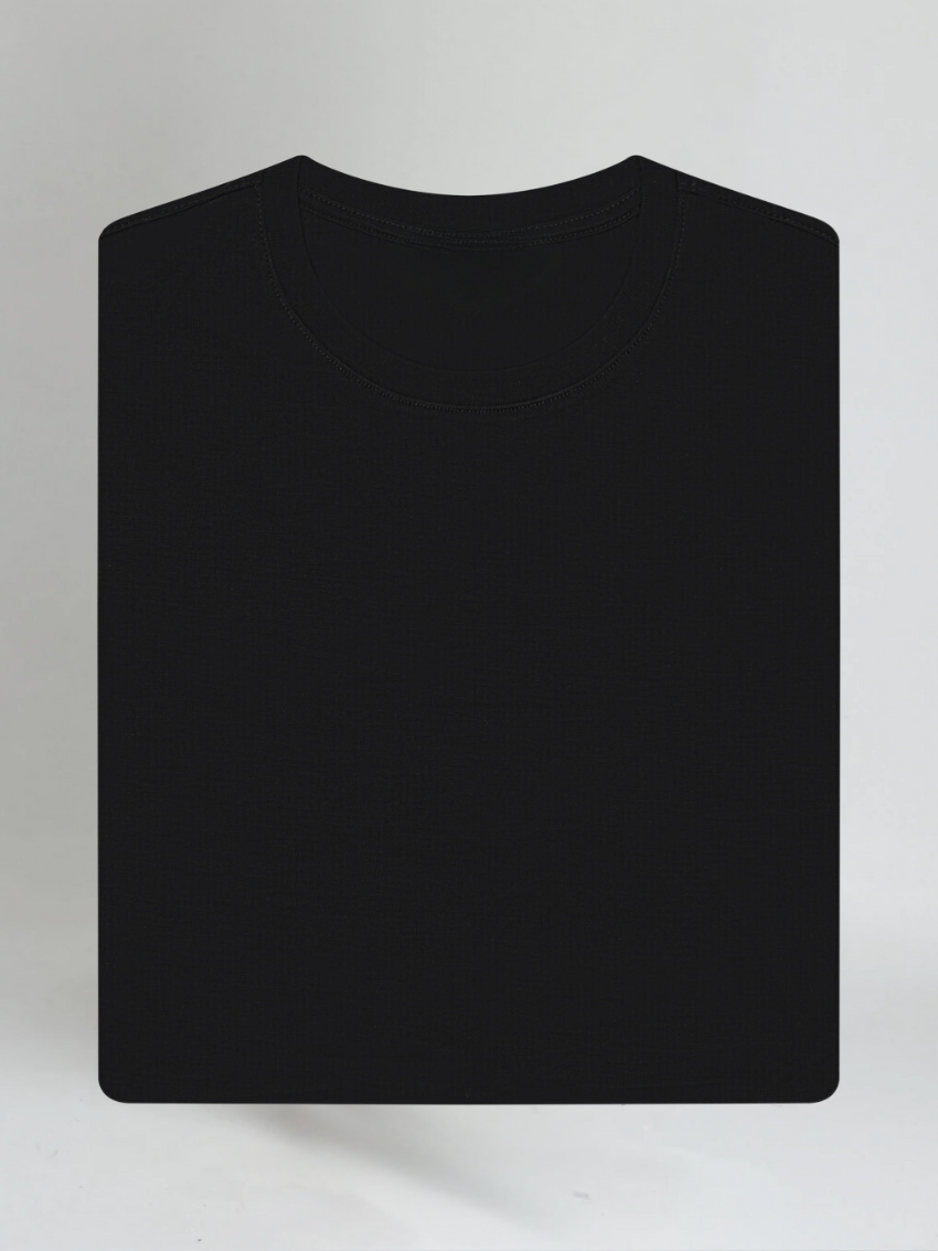 Signature Supima T-shirt – Profond Zwart