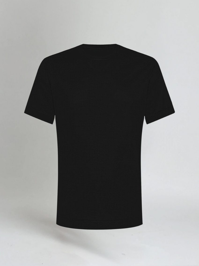 Signature Supima T-shirt – Profond Zwart