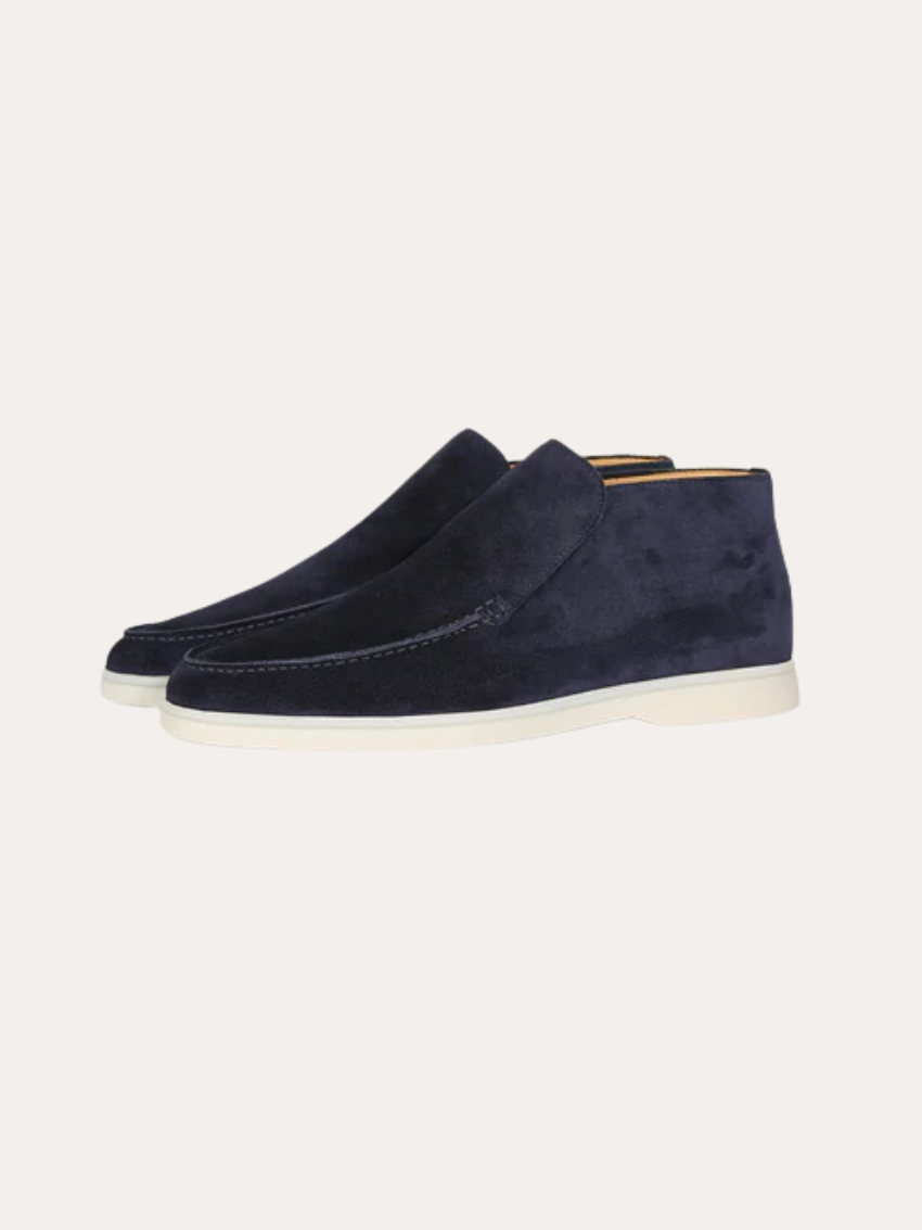 Signature Loafers – Marineblauw