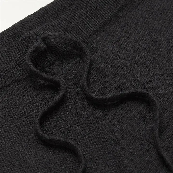 Handcrafted Cashmere Trousers – Marineblauw