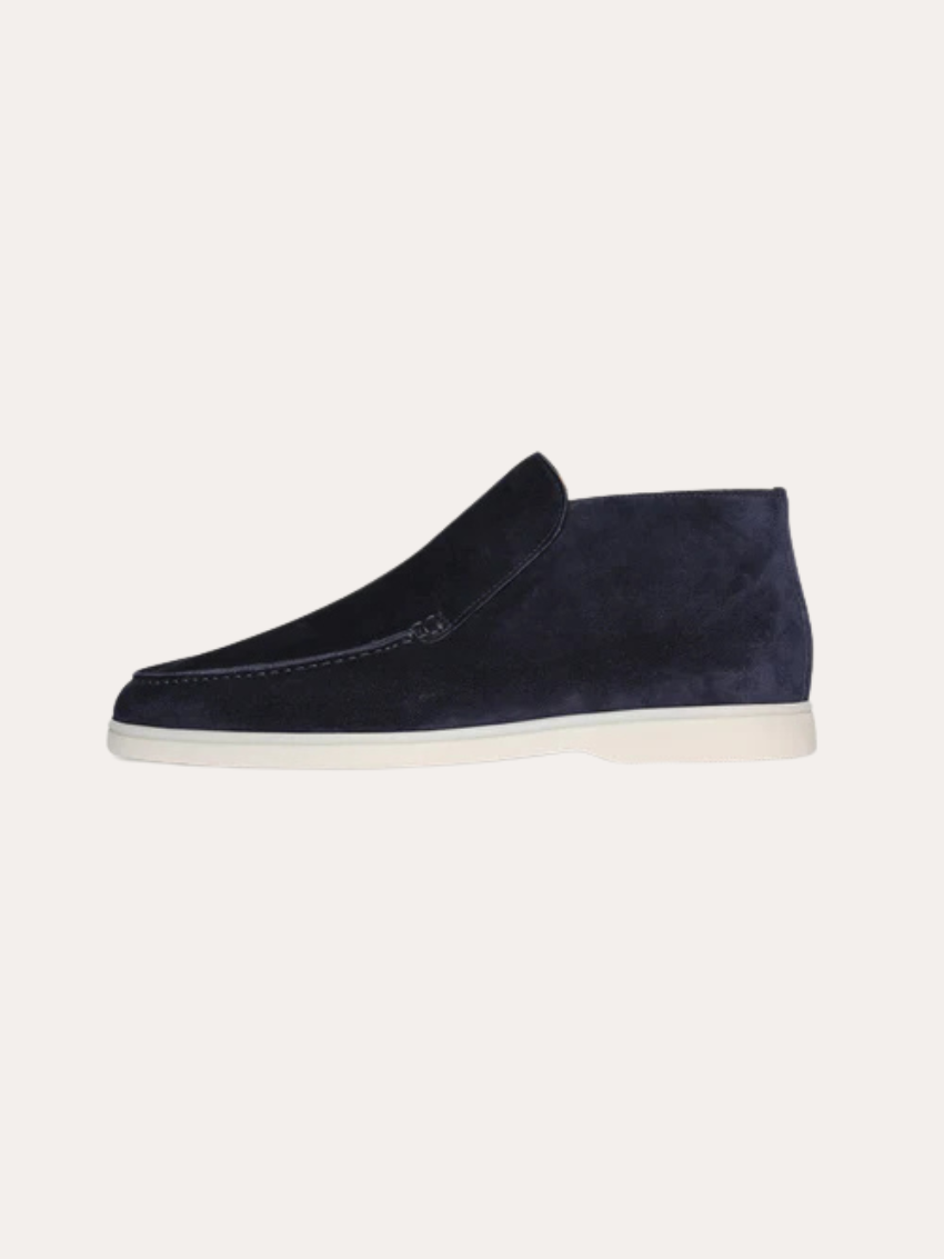 Signature Loafers – Marineblauw