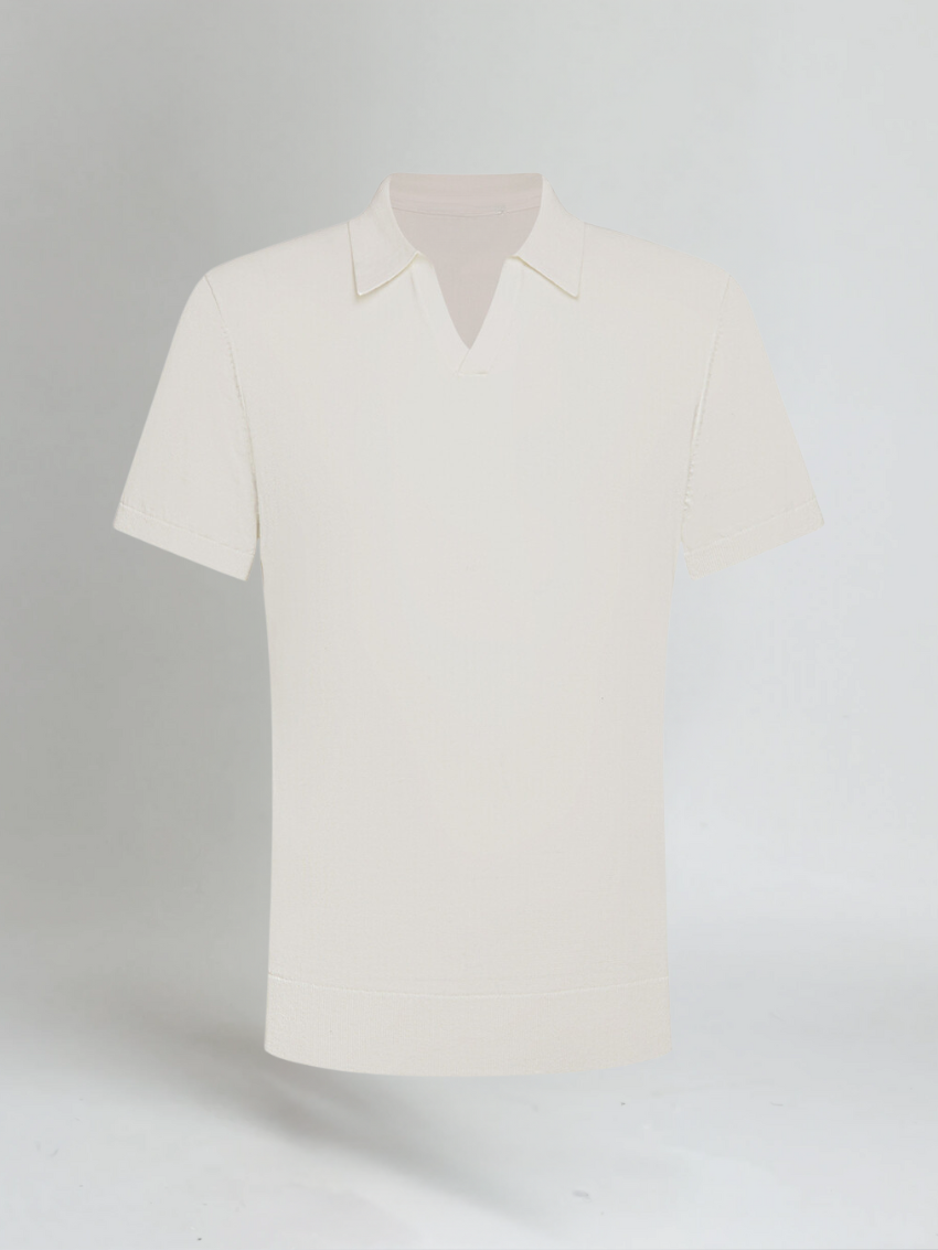 Polo Zonder Knopen - Wit